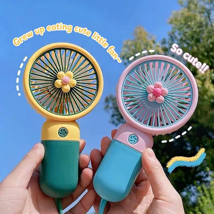 USB Rechargeable Mini Fan – Handheld & Desk Cooling Fan